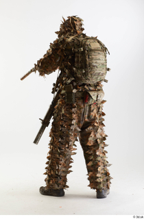 Frankie Perry in Ghillie Shooting from Pistol shooting standing whole…